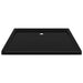 Rectangular Abs Shower Base Tray Black 80x100 Cm Oankox