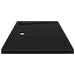 Rectangular Abs Shower Base Tray Black 80x100 Cm Oankox