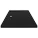 Rectangular Abs Shower Base Tray Black 80x120 Cm Oankok
