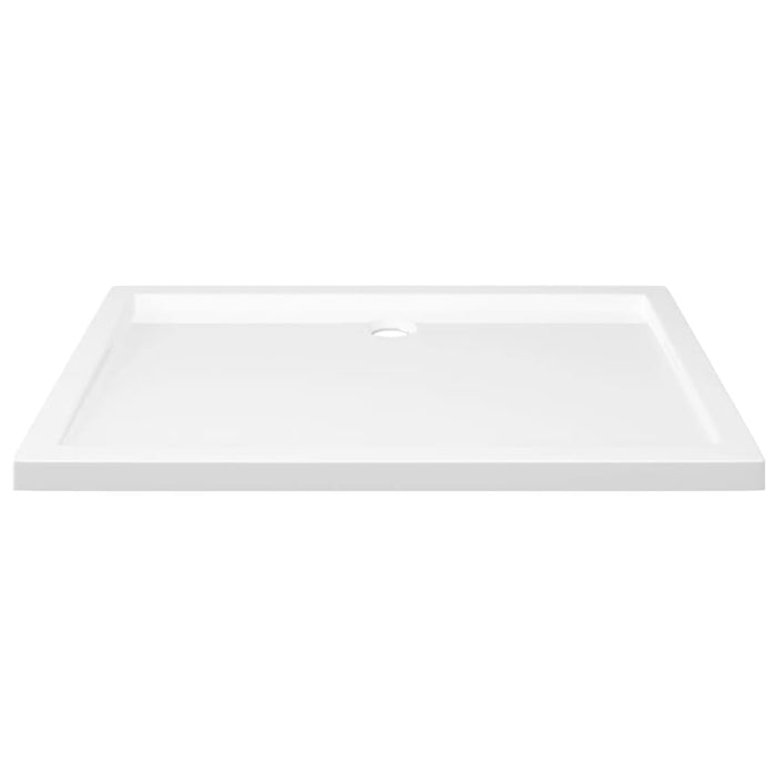 Rectangular Abs Shower Base Tray White 70x100 Cm Oankbl