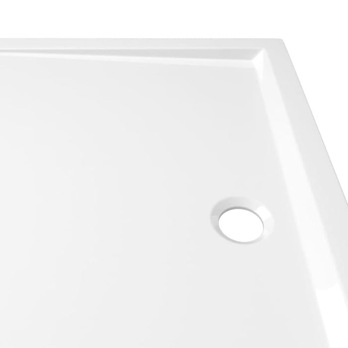 Rectangular Abs Shower Base Tray White 80x110 Cm Oankbk