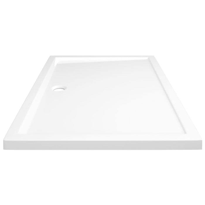 Rectangular Abs Shower Base Tray White 80x120 Cm Oankob
