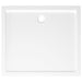 Rectangular Abs Shower Base Tray White 80x90 Cm Oankbn