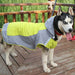 Reflective Raincoat with Traction Hole for Big Dogs