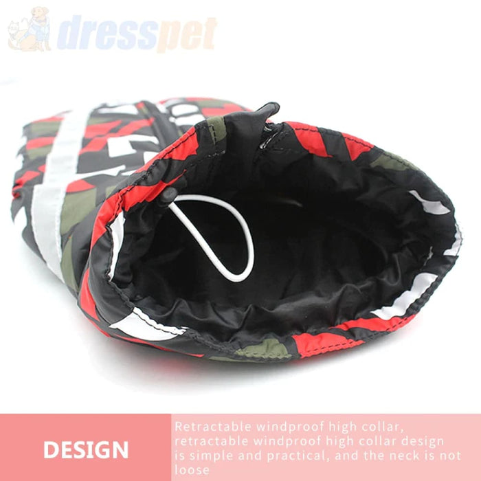 Reflective Waterproof Winter Pet Coat For Large Dogs
