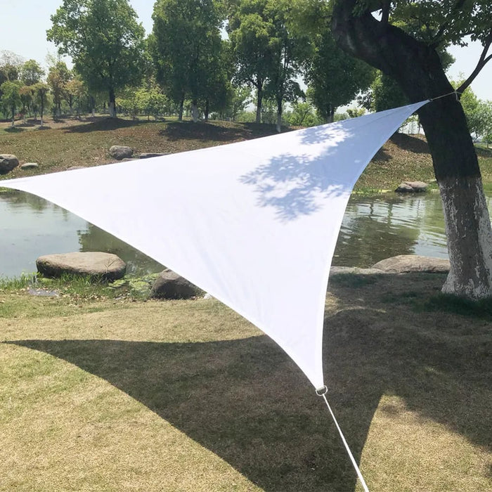 Regular Triangle Shade Sail White 300d Waterproof Polyester