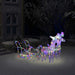 Reindeers & Sleigh Christmas Decoration 160 Leds 130 Cm