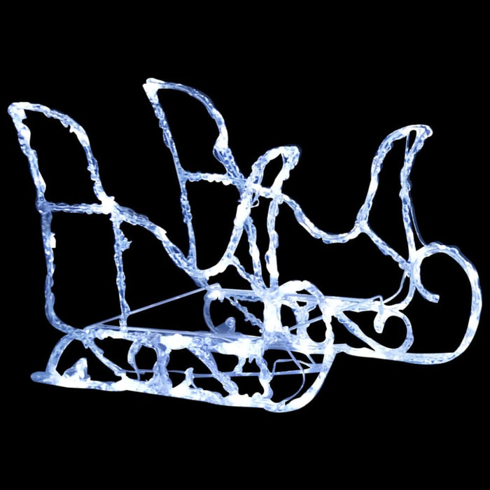 Reindeers & Sleigh Christmas Decoration 280x28x55 Cm