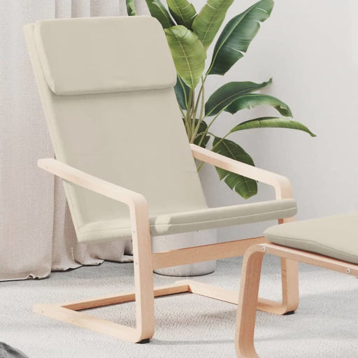 Relaxing Chair Cream Fabric Tpobpb