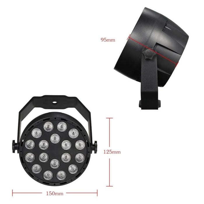 Remote 18 Leds Dmx Rgb Mini Led Stage Par Lighting Effect