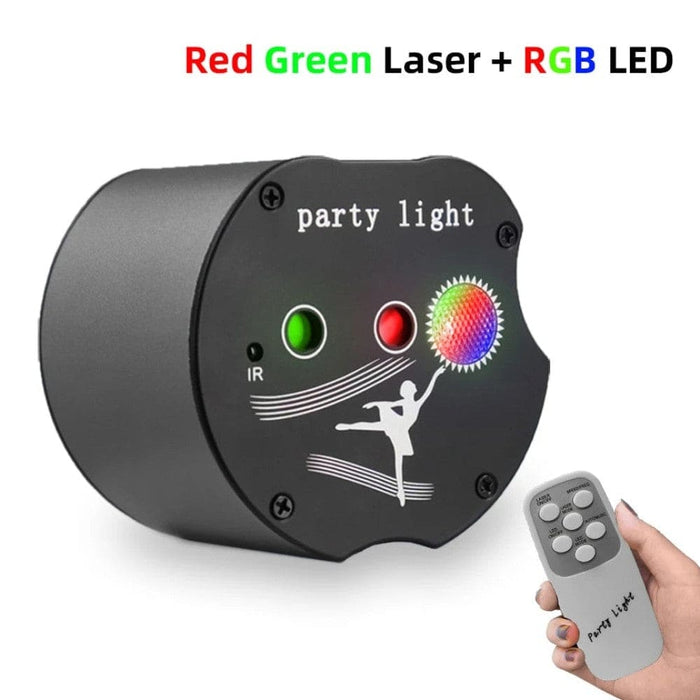 Remote Control 64 Patterns Dj Disco Rgb Stage Laser Light