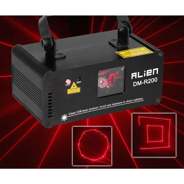 Remote Dmx512 Red 200mw Laser Light Professional Stage