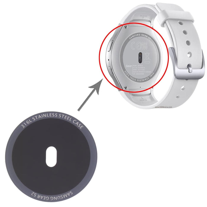 Replacement Back Glass Lens For Samsung Gear S2 Sm R720
