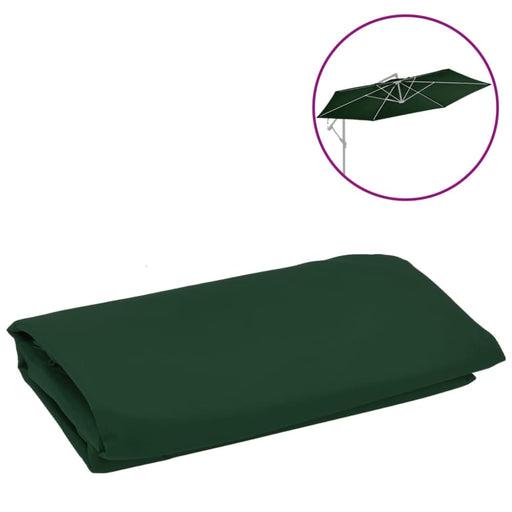 Replacement Fabric for Cantilever Umbrella Green 350 Cm