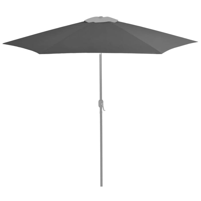 Replacement Fabric for Outdoor Parasol Anthracite 300 Cm