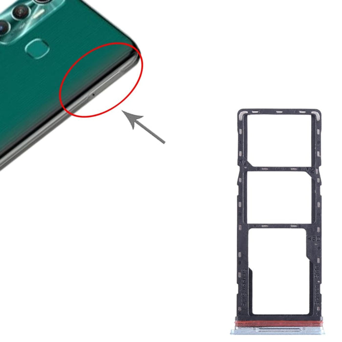 Replacement Sim Card Tray And Micro Sd For Infinix Hot 11
