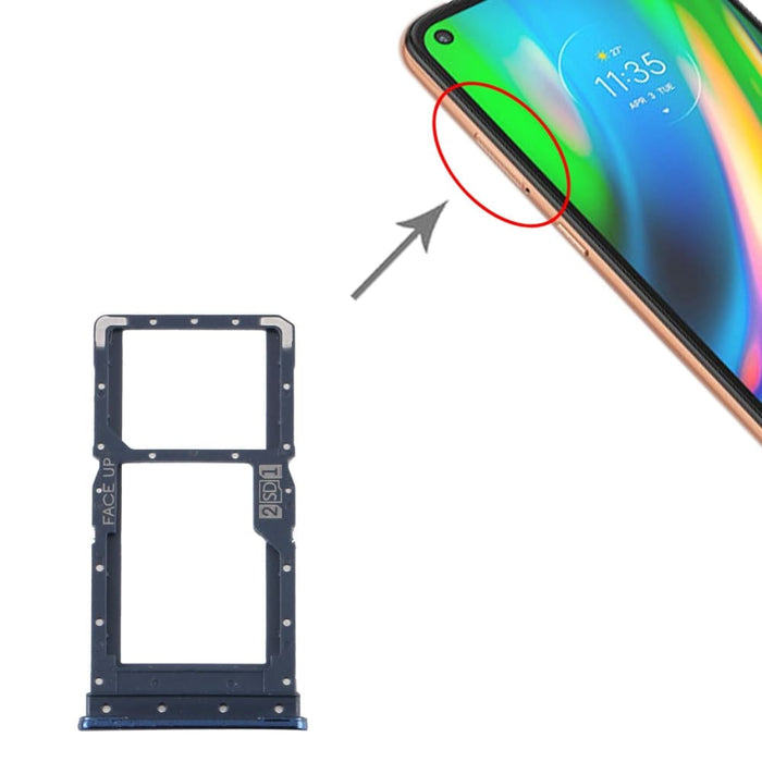 Replacement Sim Card Tray And Micro Sd For Motorola Moto G9