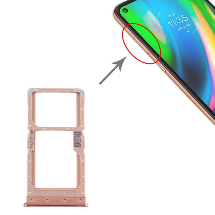 Replacement Sim Card Tray And Micro Sd For Motorola Moto G9