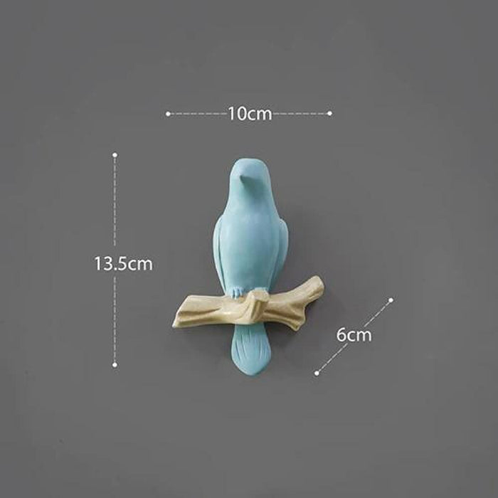 Resin Bird Hooks Hanger for Clothes Towel Keys or Hat