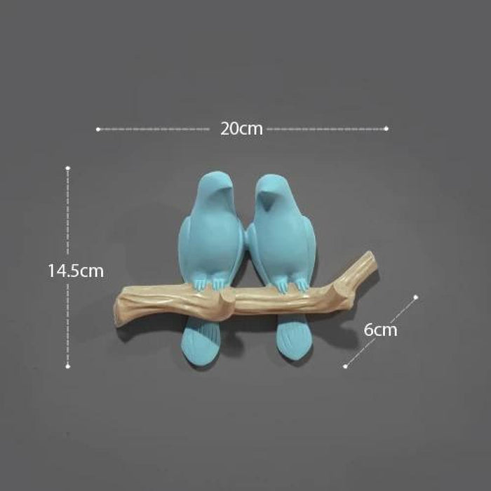 Resin Bird Hooks Hanger for Clothes Towel Keys or Hat