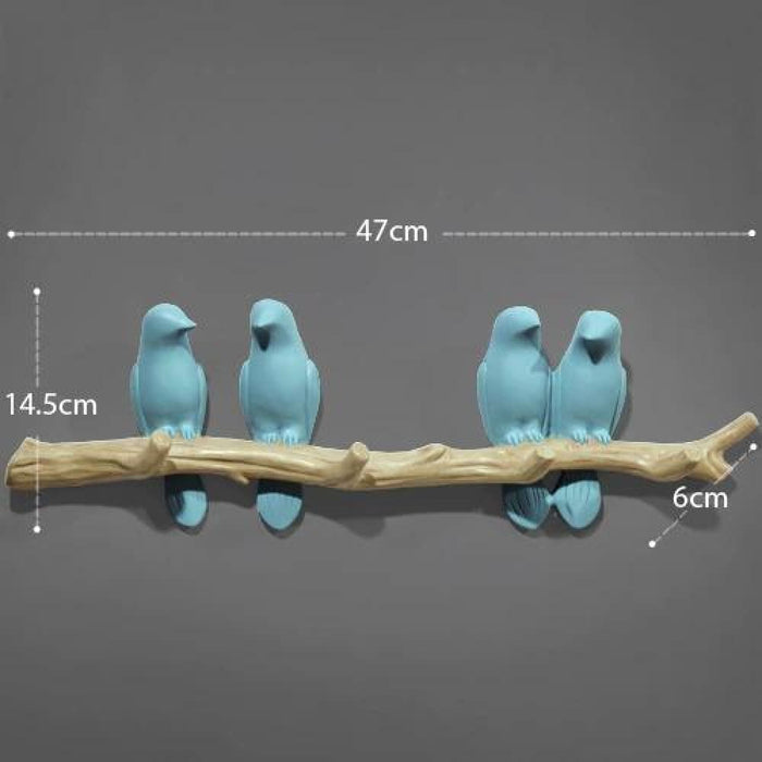 Resin Bird Hooks Hanger for Clothes Towel Keys or Hat