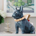 Resin Dog Statue Figurine Storage Box