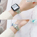 Resin Transparent Correa Strap for Apple Watch