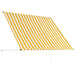 Retractable Awning 200x150 Cm Yellow And White Oatipt