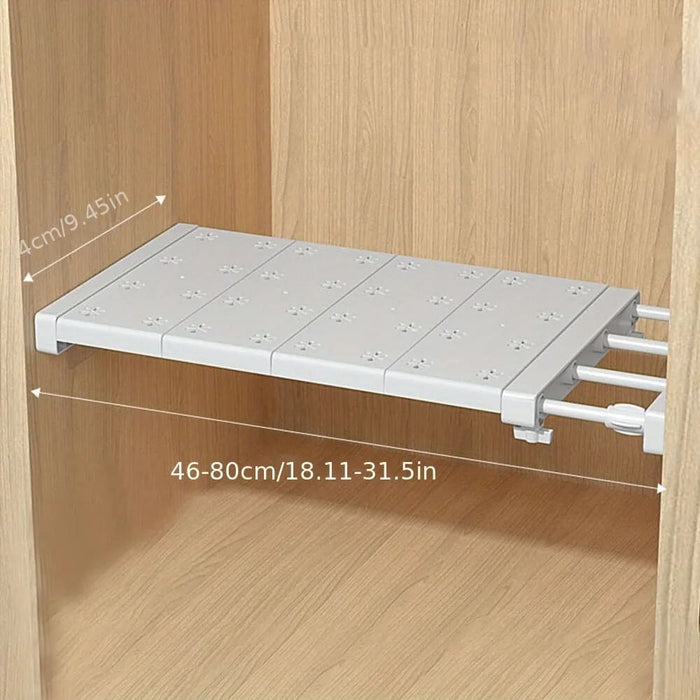 Retractable Divider For Wardrobe And Shelf Storage