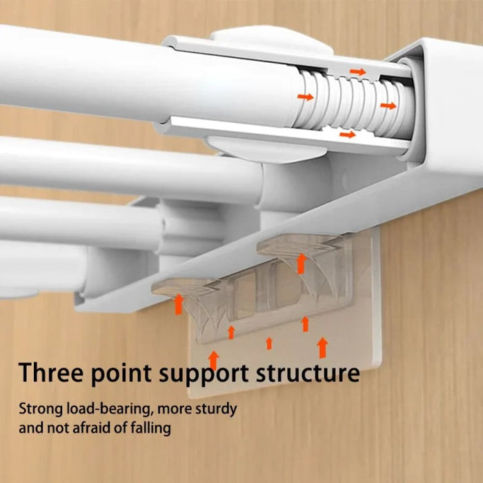 Retractable Divider For Wardrobe And Shelf Storage