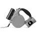 Retractable Dog Leash no Tangle Flashlight Poop Bag Holder