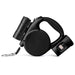 Retractable Dog Leash no Tangle Flashlight Poop Bag Holder