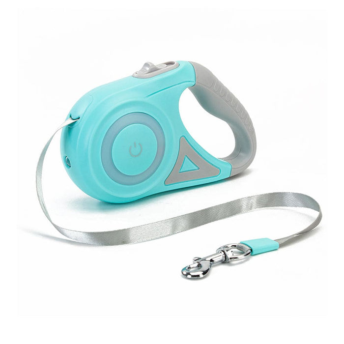 Vibe Geeks 3m Retractable Durable Nylon Pet Leash with Led