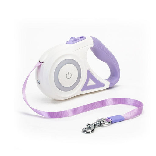 Vibe Geeks 3m Retractable Durable Nylon Pet Leash with Led