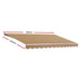 Retractable Folding Arm Awning Manual Sunshade 2.5mx2m Beige