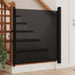 Retractable Pet Gate Black 117.5x125 Cm Abbaott