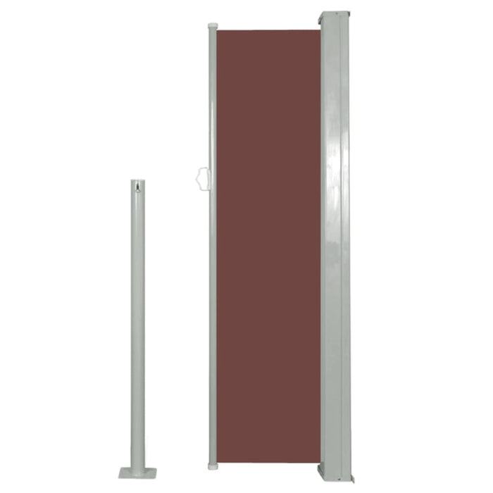 Retractable Side Awning 120 x 300 Cm Brown Aptla