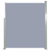 Retractable Side Awning 160 x 500 Cm Grey Apala