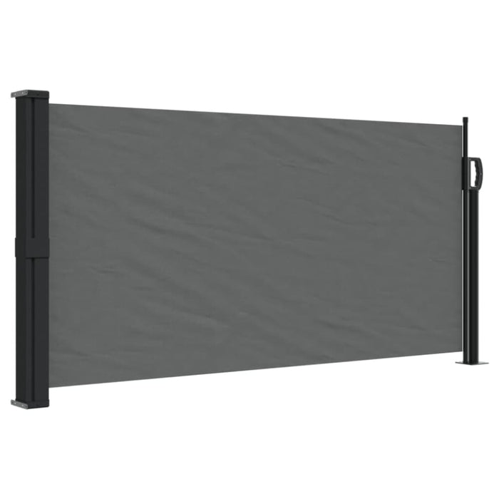 Retractable Side Awning Anthracite 100x500 Cm Abbatkn