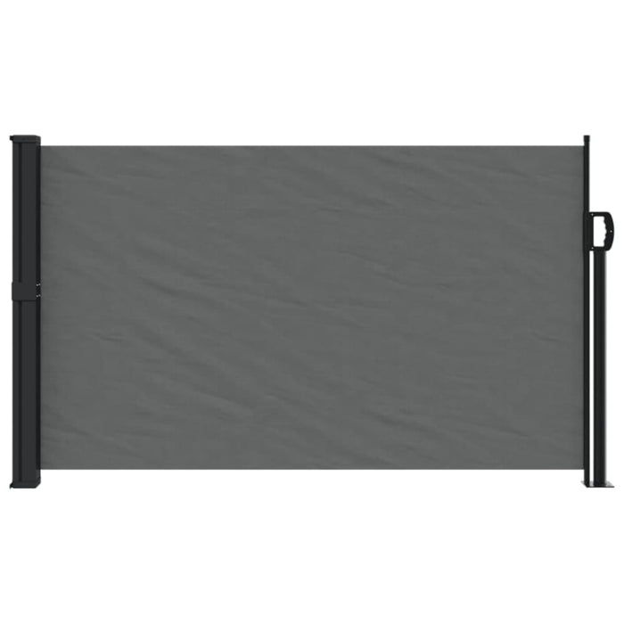 Retractable Side Awning Anthracite 120x500 Cm Abbaaot