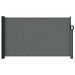 Retractable Side Awning Anthracite 120x500 Cm Abbaaot