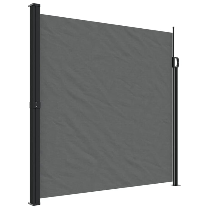 Retractable Side Awning Anthracite 200x500 Cm Abbaait