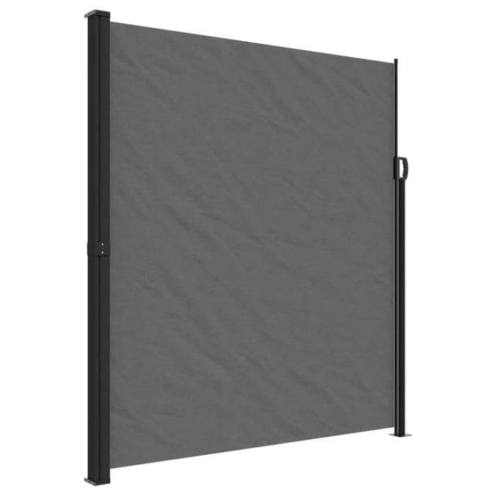 Retractable Side Awning Anthracite 220x300 Cm Abbatnt