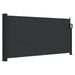Retractable Side Awning Black 100x500 Cm Abbatna