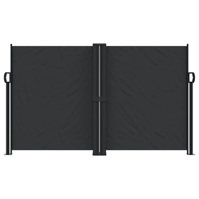 Retractable Side Awning Black 140x1000 Cm Abbaioa