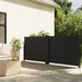 Retractable Side Awning Black 140x1000 Cm Abbaioa