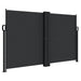Retractable Side Awning Black 140x1000 Cm Abbaioa