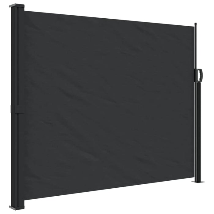 Retractable Side Awning Black 160x300 Cm Abbatbk