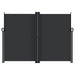 Retractable Side Awning Black 180x1000 Cm Abbaiaa
