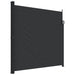 Retractable Side Awning Black 200x500 Cm Abbaapk